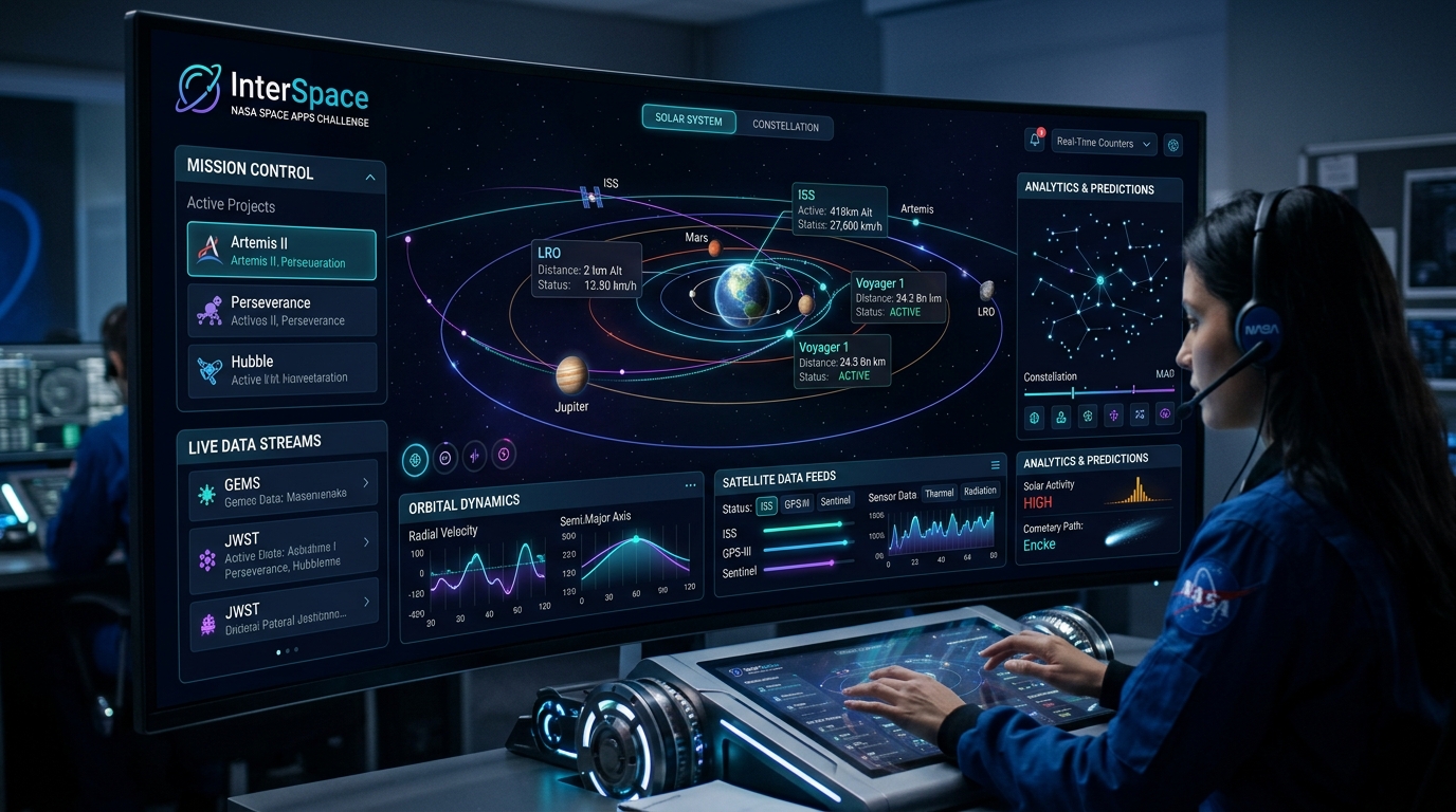 InterSpace - Plataforma NASA Space Apps Challenge